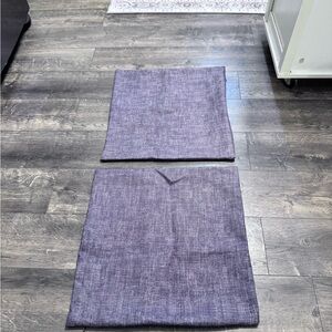 Mainstays‎ Set of 2 Gray Throw Pillow Covers NEW